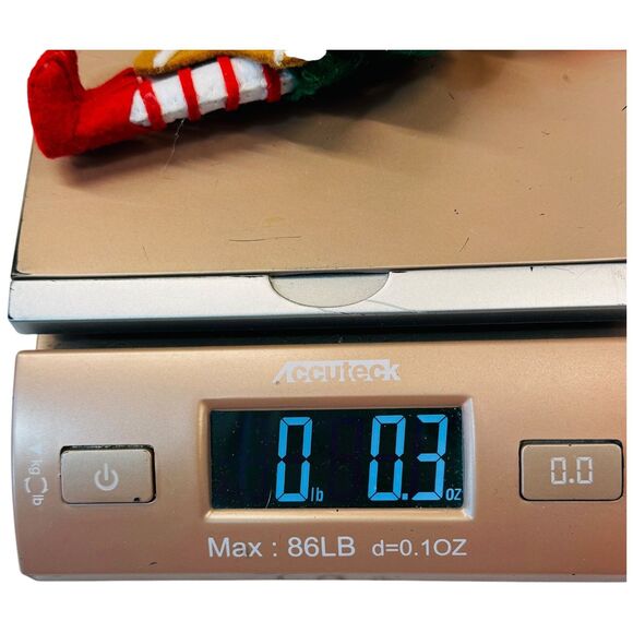 Vtg Handmade ELF Gingerbread Felt Christmas Ornament – Kyrgyzstan 6" - Picture 7 of 8